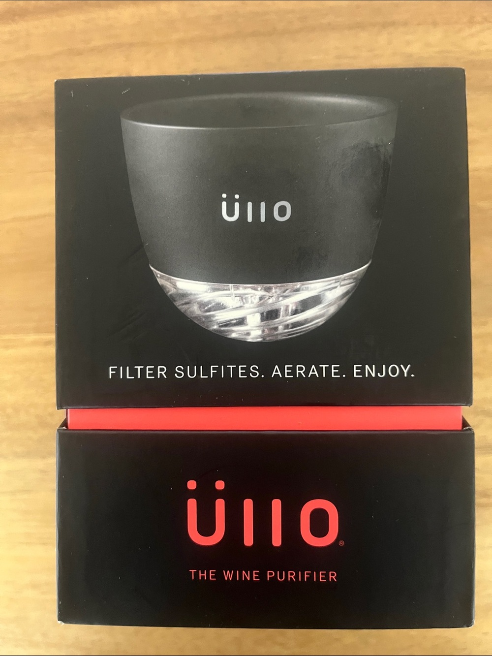 Ullo Wine Purifier - Wine Aerator and Sulfite Filter
